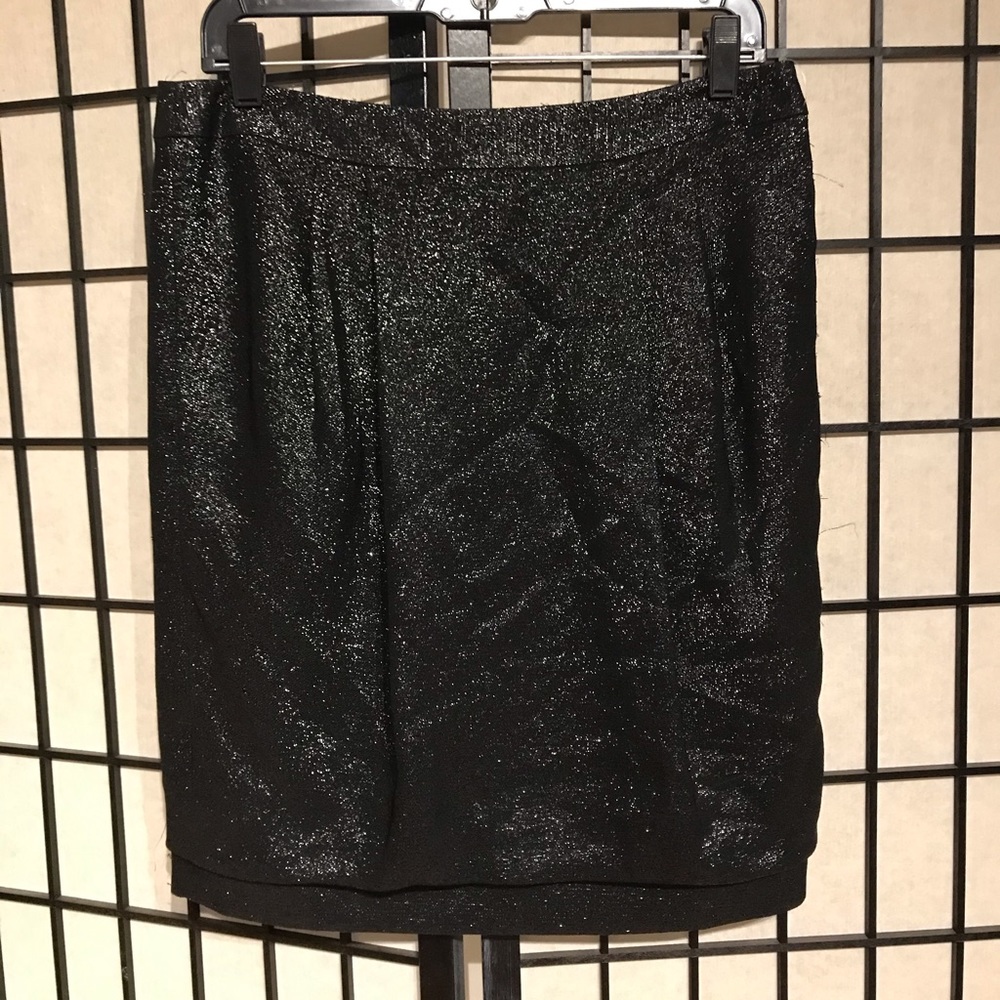 🎯NWOT Lafayette 148 New York Metallic Shiny Fit Bodice Aline Evening Coastal S